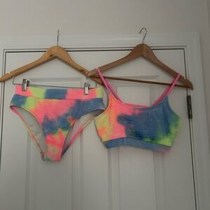 CUPSHE Tie-Dye Bikini Set